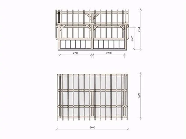 Eiken poolhouse 6,4x4 - afbeelding 15 van  32