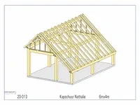 Eiken poolhouse 6,4x4 - afbeelding 5 van  32