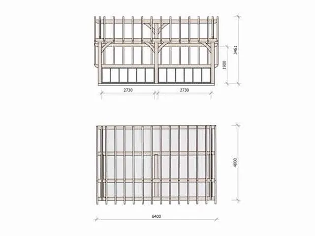Eiken poolhouse 6,4x4m - afbeelding 7 van  32