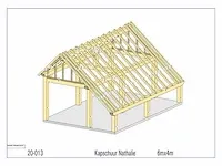 Eiken poolhouse 6,4x4m - afbeelding 28 van  32