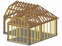 Eiken poolhouse 6x6 - afbeelding 12 van  24