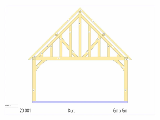 Eiken poolhouse gemonteerd beursmodel - afbeelding 6 van  32