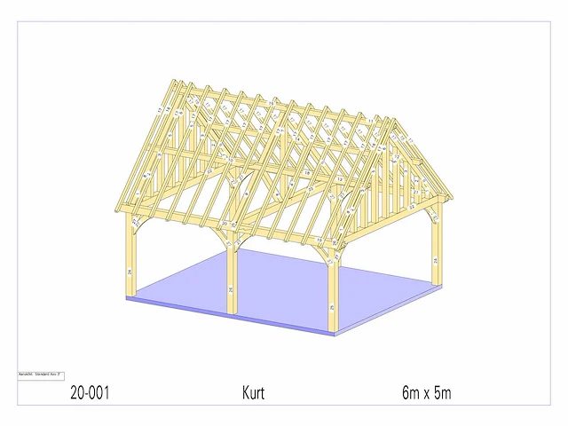 Eiken poolhouse gemonteerd beursmodel - afbeelding 9 van  32