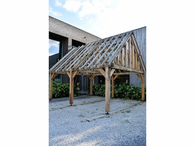 Eiken poolhouse gemonteerd beursmodel - afbeelding 10 van  32
