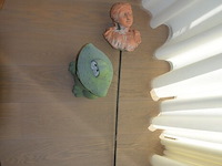 Eiken rond tafeltje, dienplateau, schilderij op doek - afbeelding 4 van  13