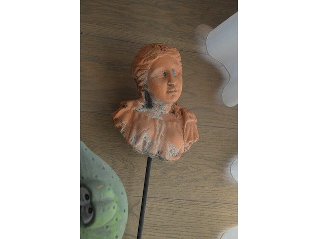 Eiken rond tafeltje, dienplateau, schilderij op doek - afbeelding 5 van  13