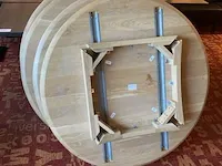 Eiken ronde tafels - afbeelding 7 van  10