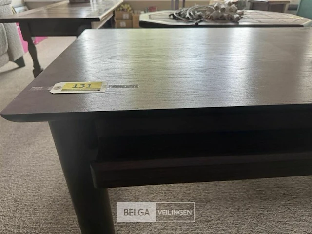 Eiken salontafel uitschuifbaar onderblad - afbeelding 3 van  4