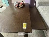 Eiken salontafel uitschuifbaar onderblad - afbeelding 4 van  4