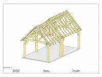 Eiken stal 7x4 - afbeelding 2 van  28