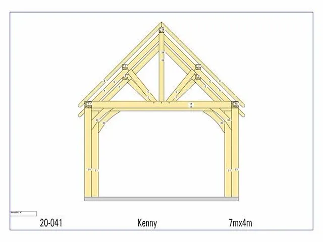 Eiken stal 7x4 - afbeelding 6 van  28