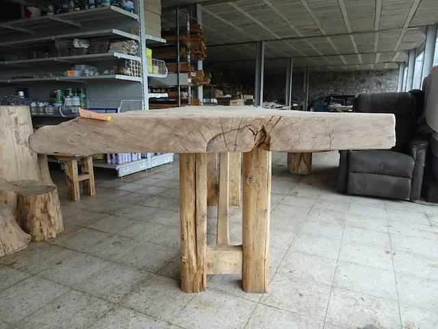 Eiken tafel xx - afbeelding 2 van  4