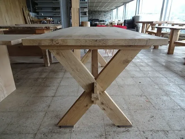 Eiken tafel - afbeelding 2 van  5