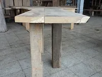 Eiken tafel/bijzetmeubel - afbeelding 2 van  3