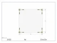 Eiken terrasoverkapping 3,5x3,5 - afbeelding 11 van  17