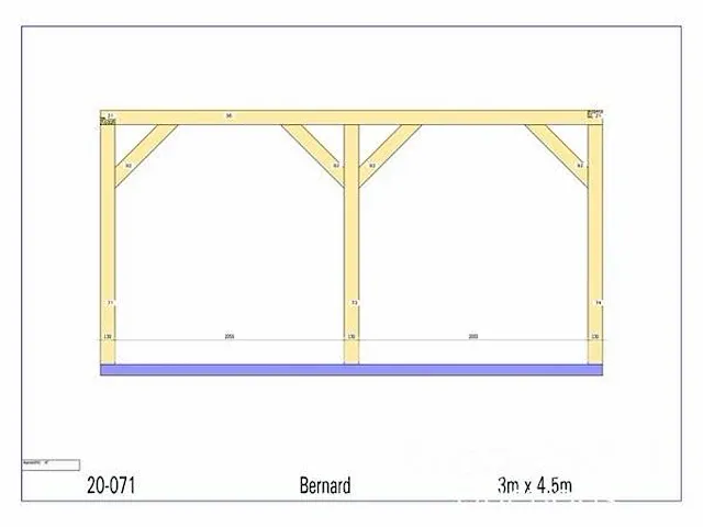 Eiken terrasoverkapping 4,5x3 - afbeelding 15 van  17