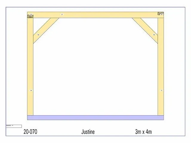 Eiken terrasoverkapping 4x3 - afbeelding 9 van  18