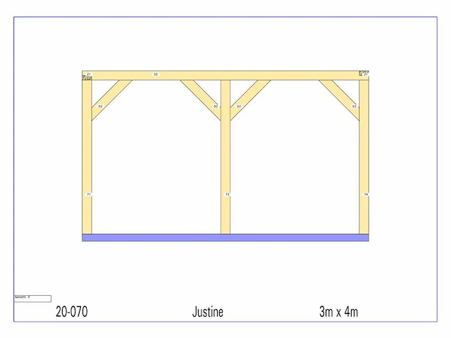 Eiken terrasoverkapping 4x3m - afbeelding 16 van  19