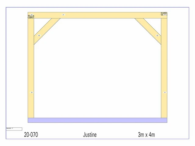 Eiken terrasoverkapping 4x3m - afbeelding 18 van  19