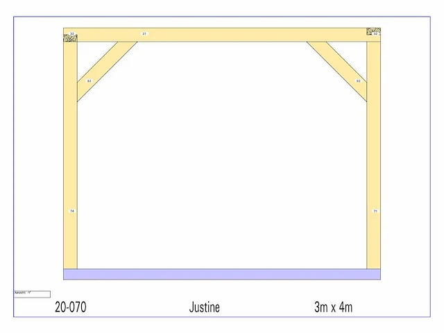 Eiken terrasoverkapping 4x3m - afbeelding 19 van  19