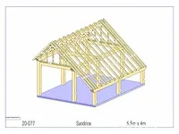 Eiken terrasoverkapping 5,5x4 - afbeelding 16 van  20