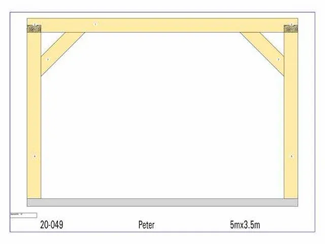 Eiken terrasoverkapping 5x3,5m - afbeelding 17 van  19