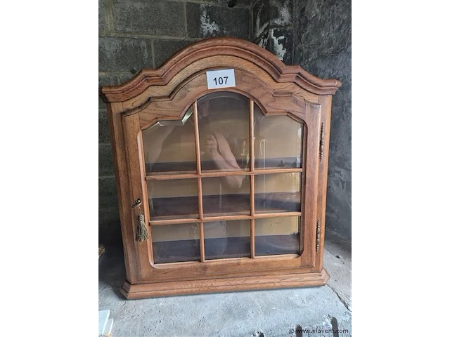 Eiken vitirnekastje 22x64x72cm - afbeelding 1 van  3