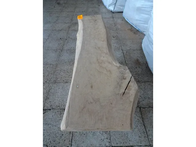 Eiken zitbank/bijzettafel - afbeelding 3 van  4