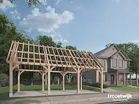 Eikenhout - bijgebouwen, chalets, carports, poolhouses en paardenstallen