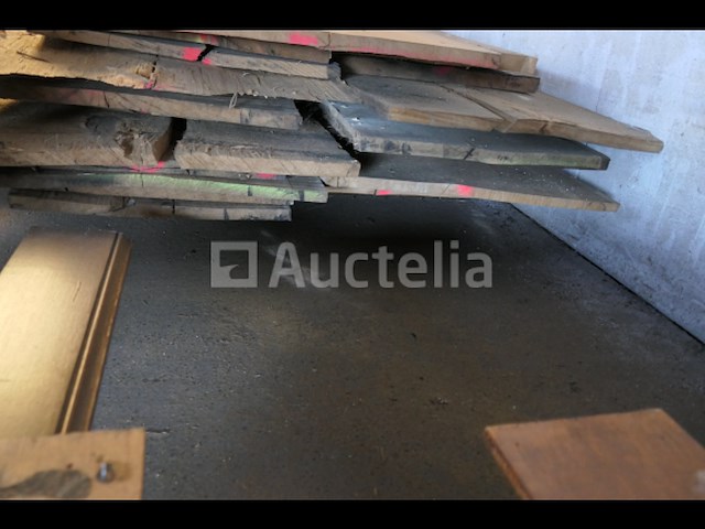 Eikenhout, snijdje in +/- 2 cm dik - afbeelding 1 van  5