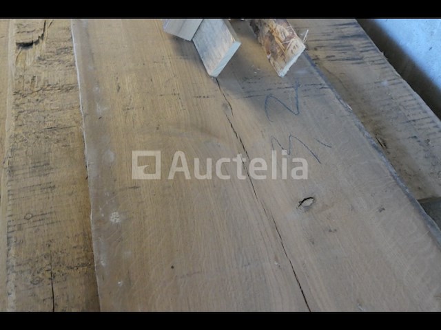 Eikenhout, snijdje in +/- 2 cm dik - afbeelding 5 van  5