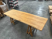 Eikenhouten boomstamtafel - afbeelding 2 van  4