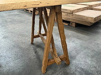 Eikenhouten boomstamtafel - afbeelding 4 van  4