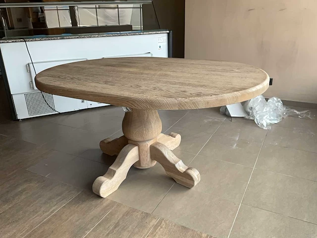 Eikenhouten tafel - afbeelding 2 van  4