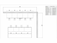 Eiland keukenopstelling expo 41 beige in bouwpakket - afbeelding 9 van  18