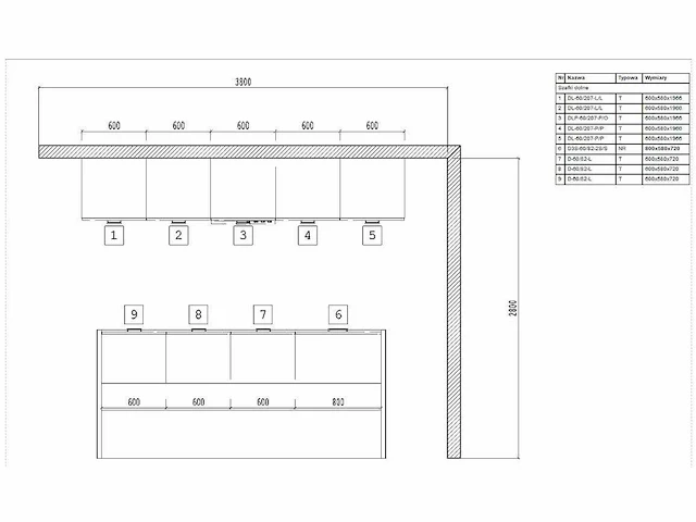 Eiland keukenopstelling expo 42 sole wit hoogglans in bouwpakket - afbeelding 6 van  14