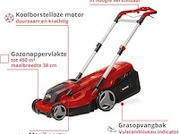 Einhell accu grasmaaier - afbeelding 2 van  2