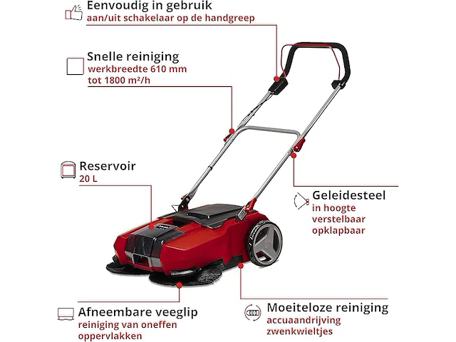 Einhell accu veegmachine - afbeelding 4 van  7