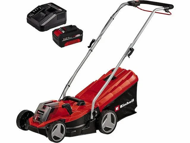 Einhell accugrasmaaier ge-cm 18/33 li kit - afbeelding 2 van  5