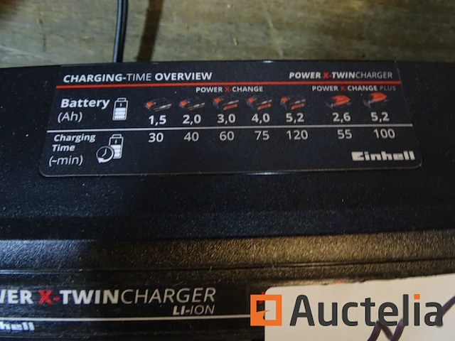 Einhell dubbele oplader - afbeelding 2 van  4
