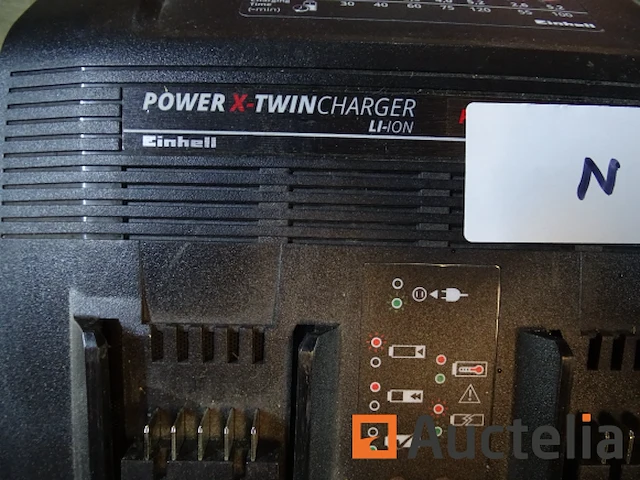 Einhell dubbele oplader - afbeelding 3 van  4