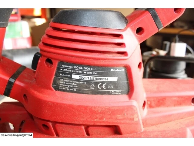 Einhell elektrische bladblazer - afbeelding 4 van  7