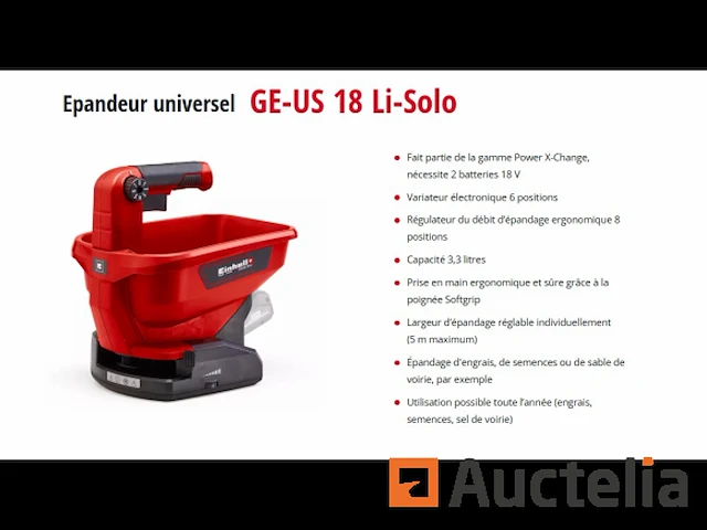 Einhell ge-us 18 li-solo universele strooier - afbeelding 1 van  1