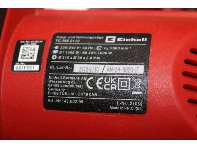 Einhell kap- en verstekzaag - afbeelding 4 van  6