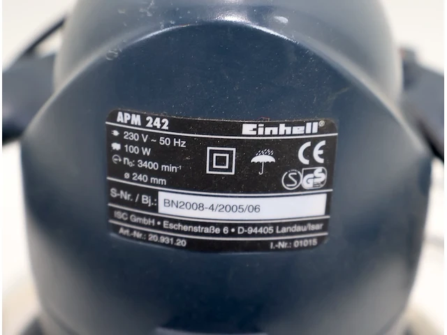 Einhell simoniseermachine - afbeelding 3 van  4