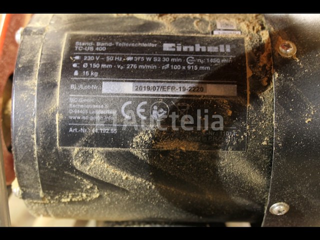 Einhell tc-us 400 riem + lapidaire schuurmachine - afbeelding 1 van  6