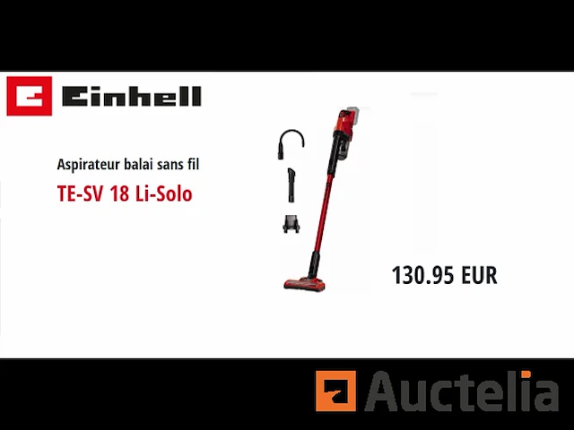 Einhell te-sv 18 li-solo draadloze steelstofzuiger - afbeelding 1 van  5