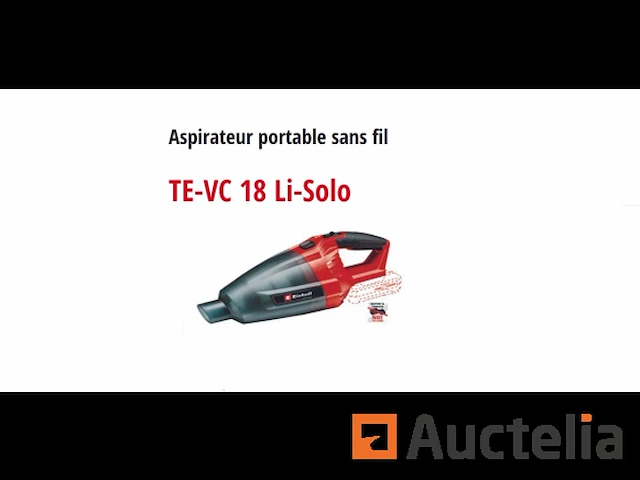 Einhell te-vc 18 li-solo accu handstofzuiger 18 v - afbeelding 1 van  3