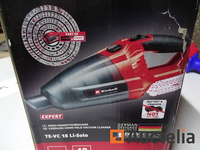 Einhell te-vc 18 li-solo accu handstofzuiger 18 v - afbeelding 3 van  3