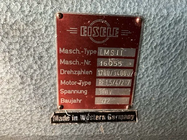 Eisele lms11 afkortcirkelzaagmachine - afbeelding 5 van  5